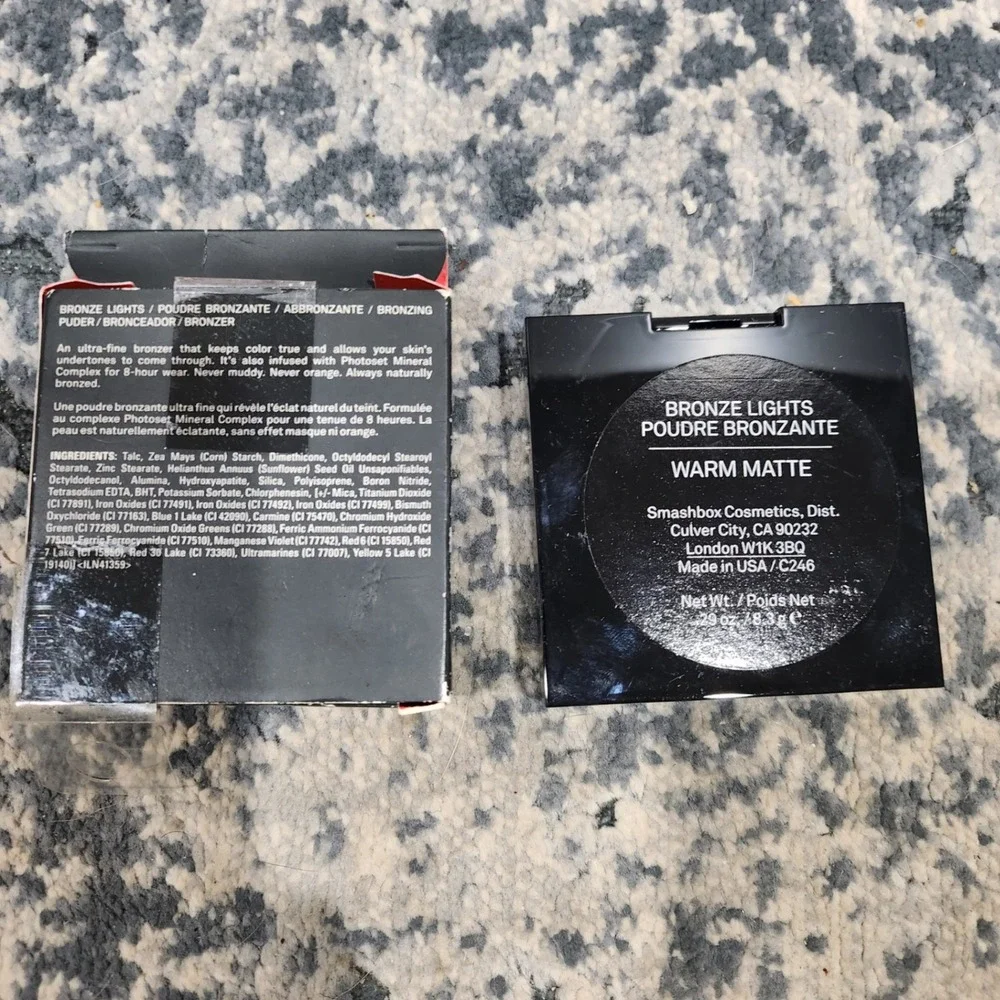 Smashbox Bronze Lights Warm Matte Bronzer Powder Full Size 0.29 oz New in Box